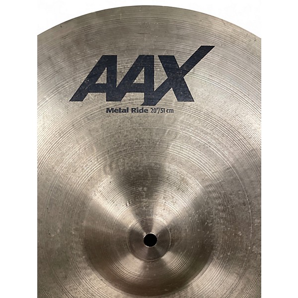 Used SABIAN 20in AAX Metal Ride Brilliant Cymbal