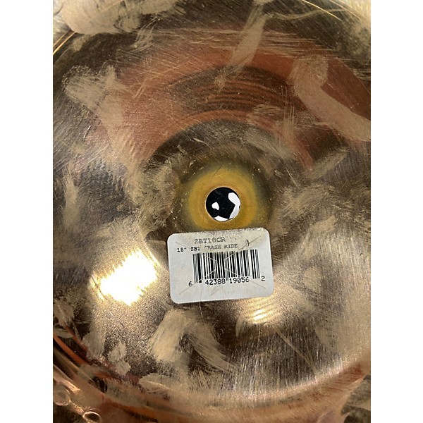 Used Zildjian 18in ZBT Crash Ride Cymbal