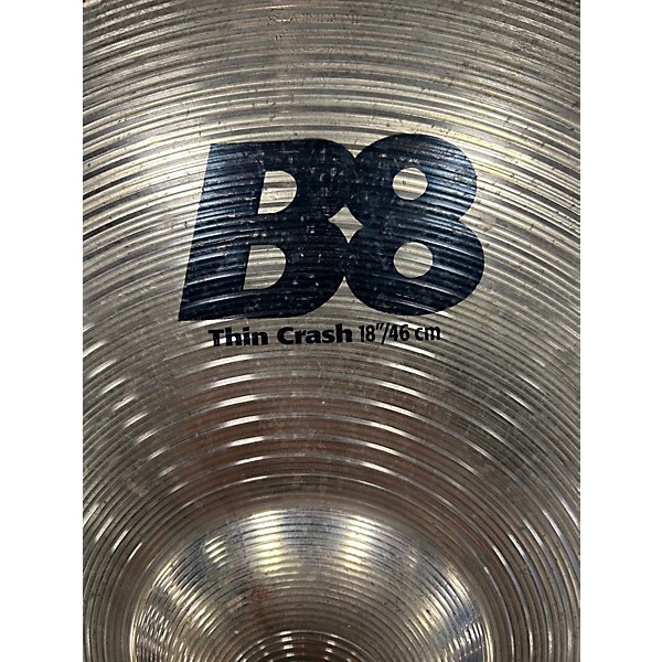 Used SABIAN 18in B8 Thin Crash Cymbal
