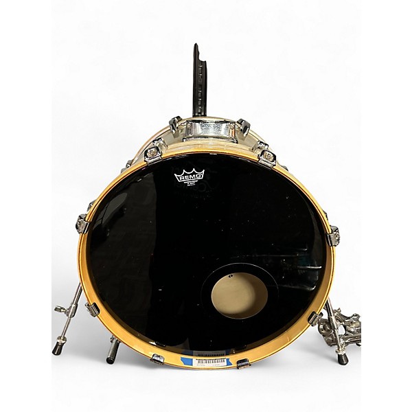 Used Pearl 5 Piece EXPORT SERIES OYSTER WHITE Drum Kit