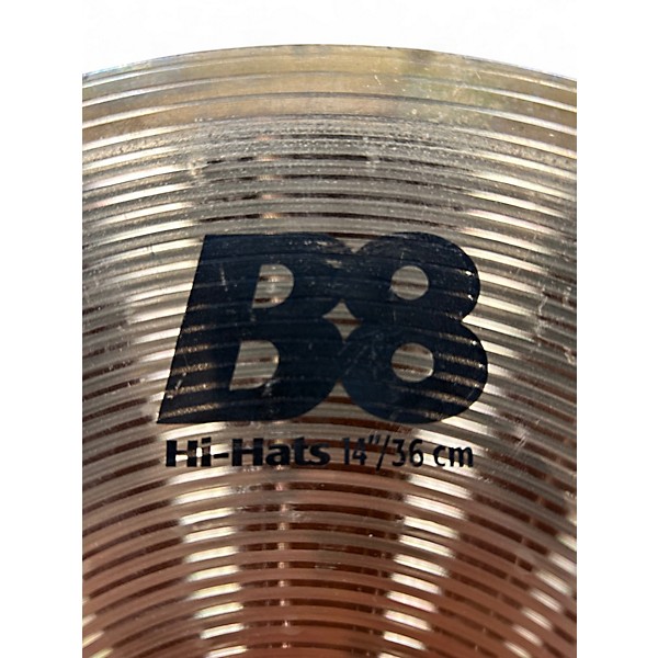 Used SABIAN 14in B8 Hi Hat Pair Cymbal