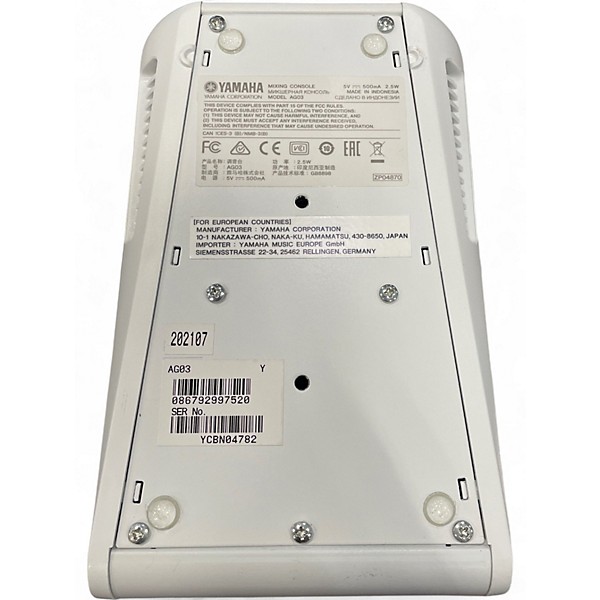 Used Yamaha AG03 Audio Interface