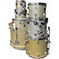Used Pacific Drums & Percussion 7 Piece CX Series Silver Sparkle Drum Kit
