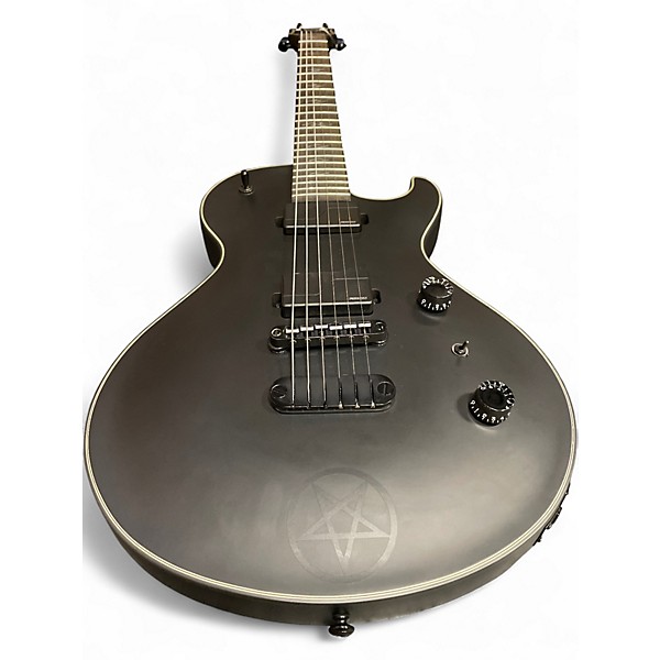 Used Dean THOROUGHBRED SELECT FLUENCE Black Solid Body Electric Guitar