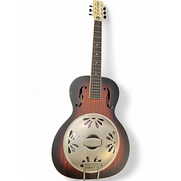 Used Gretsch Guitars G9240 Alligator Biscuit Round Neck 2 Color Sunburst Resonator Guitar