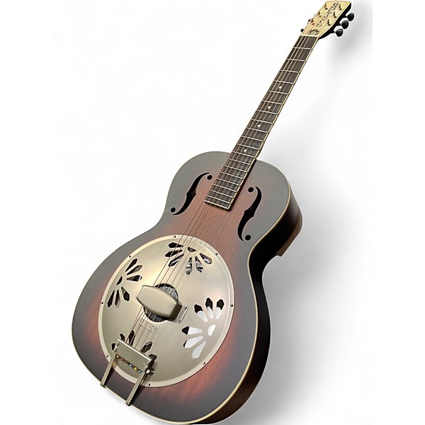 Used Gretsch Guitars G9240 Alligator Biscuit Round Neck 2 Color Sunburst Resonator Guitar