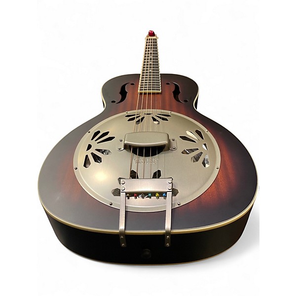 Used Gretsch Guitars G9240 Alligator Biscuit Round Neck 2 Color Sunburst Resonator Guitar