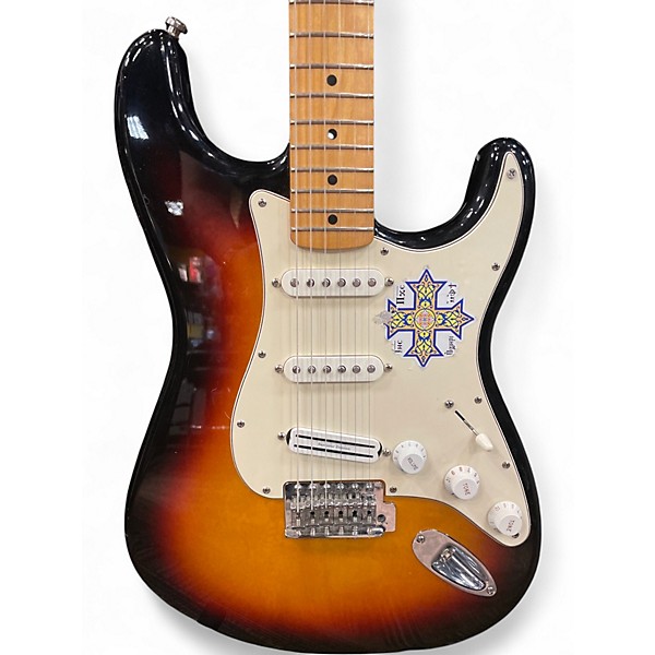 Used Fender Standard Stratocaster SUNBURST Solid Body Electric Guitar