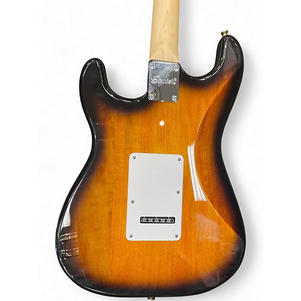 Used Squier Affinity Stratocaster 3 Tone Sunburst Solid Body Electric Guitar