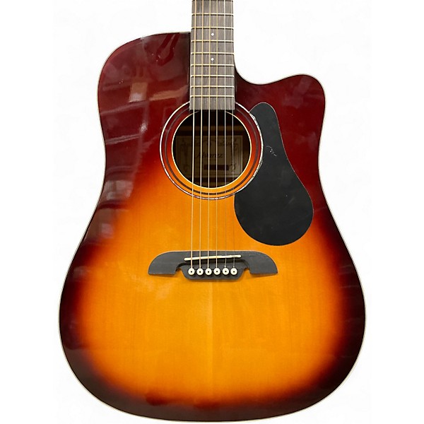 Used Alvarez RD260CE Dreadnought 2 Color Sunburst Acoustic Electric Guitar