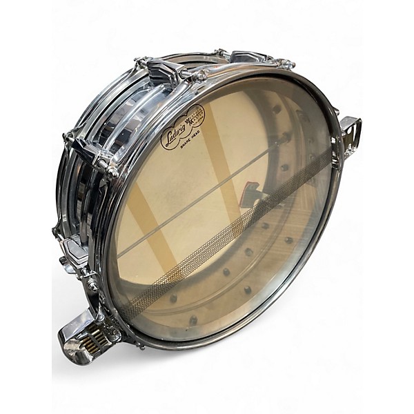 Vintage 1960s Ludwig 14in SUPER SENSITIVE KEYSTONE BADGE  CHROME OVER ALUMINUM  Drum