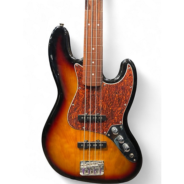 Used Squier Classic Vibe 1960S Jazz Bass 2 Color Sunburst Electric Bass Guitar