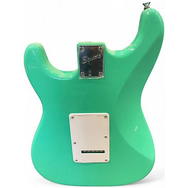Used Squier Bullet Stratocaster Surf Green Solid Body Electric Guitar