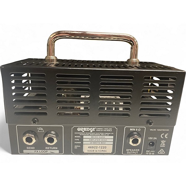 Used Orange Amplifiers Micro Dark 20W Tube Guitar Amp Head
