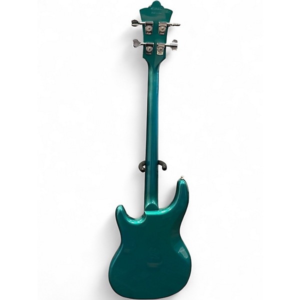 Vintage 1980s Guild SB-202 TEAL Electric Bass Guitar