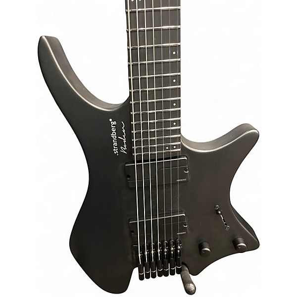 Used strandberg Boden Metal NX7 Black Granite Solid Body Electric Guitar