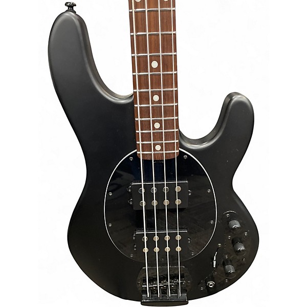 Used Sterling by Music Man S.U.B STINGRAY RAY4 Black Electric Bass Guitar