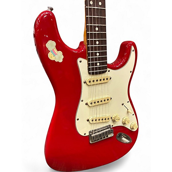 Vintage 1987 Fender American Standard Stratocaster Torino Red Solid Body Electric Guitar