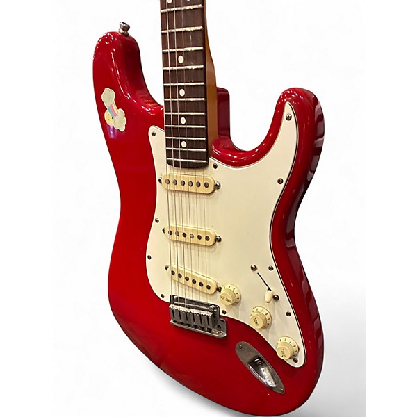 Vintage 1987 Fender American Standard Stratocaster Torino Red Solid Body Electric Guitar