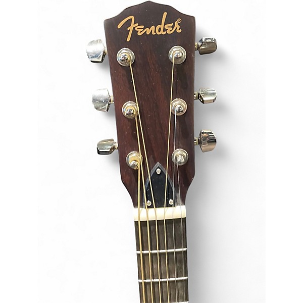 Used Fender FR-55 RESONATOR Chrome Acoustic Guitar
