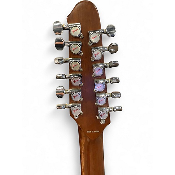 Used Fender Santa Maria Natural 12 String Acoustic Guitar