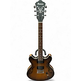 Used Ibanez AS53-TF 5B-05 Brown Sunburst Hollow Body Electric Guitar