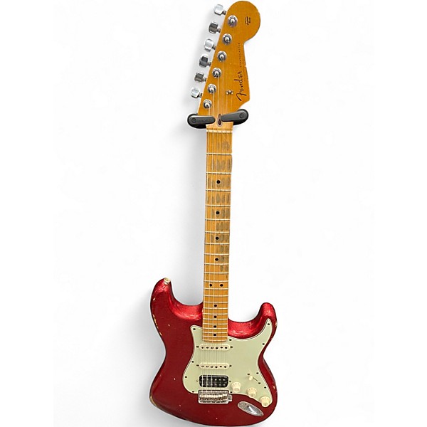 Used 2008 Fender 1960 Stratocaster Relic Red Solid Body Electric Guitar
