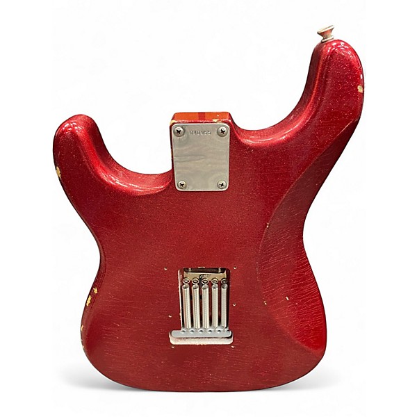 Used 2008 Fender 1960 Stratocaster Relic Red Solid Body Electric Guitar