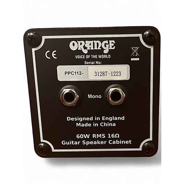 Used Orange Amplifiers PPC112C 1x12 Guitar Cabinet