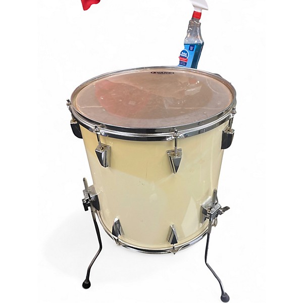 Used 1980s TAMA 5 Piece GRANDSTAR Antique White Drum Kit