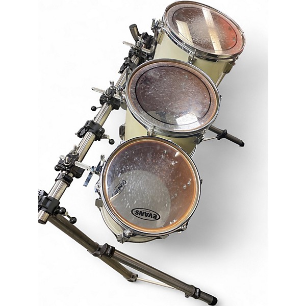 Used 1980s TAMA 5 Piece GRANDSTAR Antique White Drum Kit