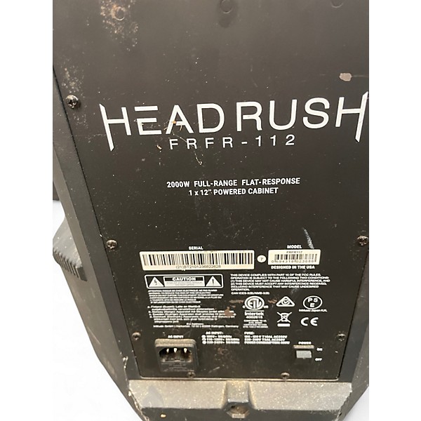 Used HeadRush FRFR12 Powered Speaker