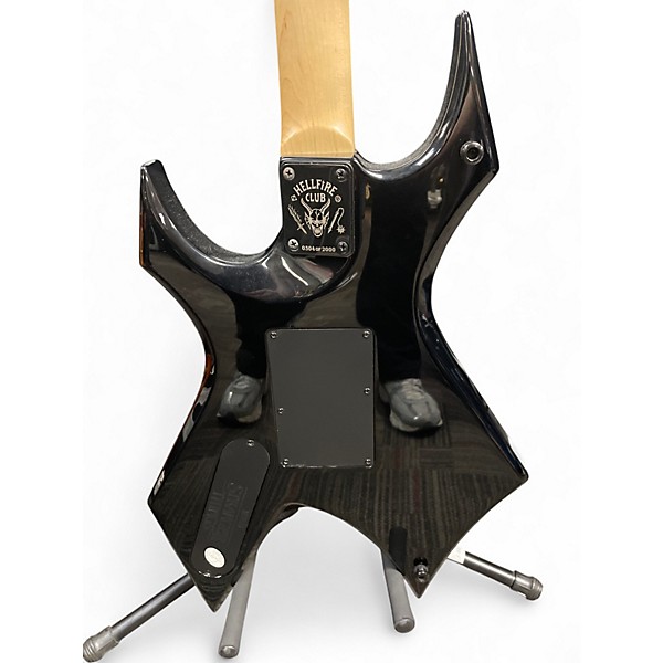 Used B.C. Rich WARLOCK SJ SERIES Black Solid Body Electric Guitar