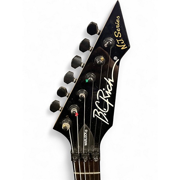 Used B.C. Rich WARLOCK SJ SERIES Black Solid Body Electric Guitar