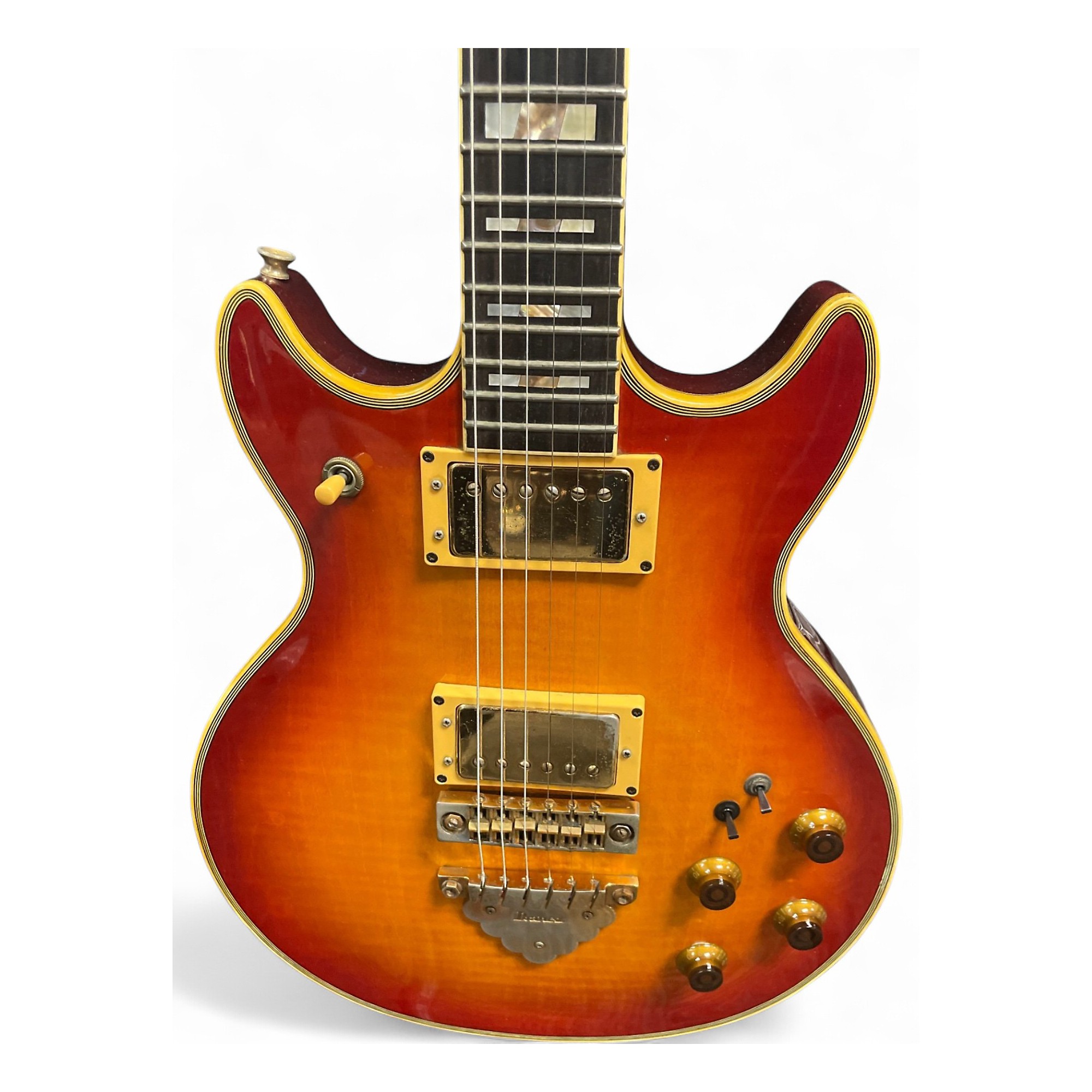 Vintage 1981 Ibanez AR300CS Cherry Sunburst Solid Body Electric