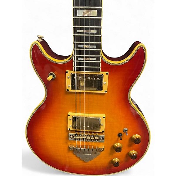 Vintage 1981 Ibanez AR300CS Cherry Sunburst Solid Body Electric Guitar
