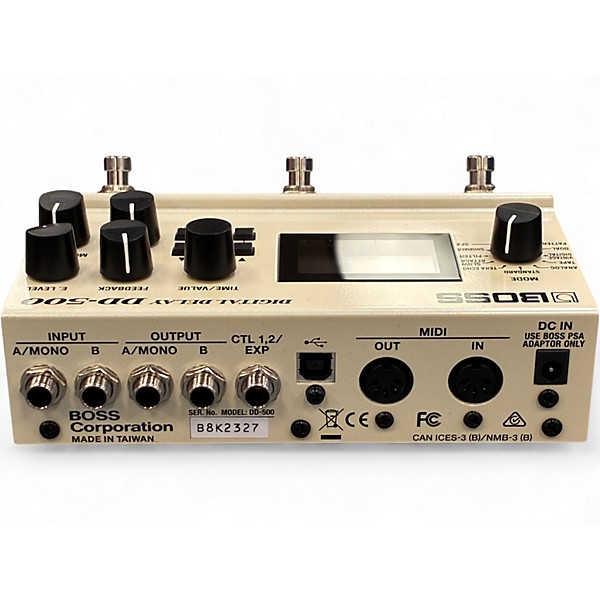 Used BOSS DD500 Digital Delay Effect Pedal