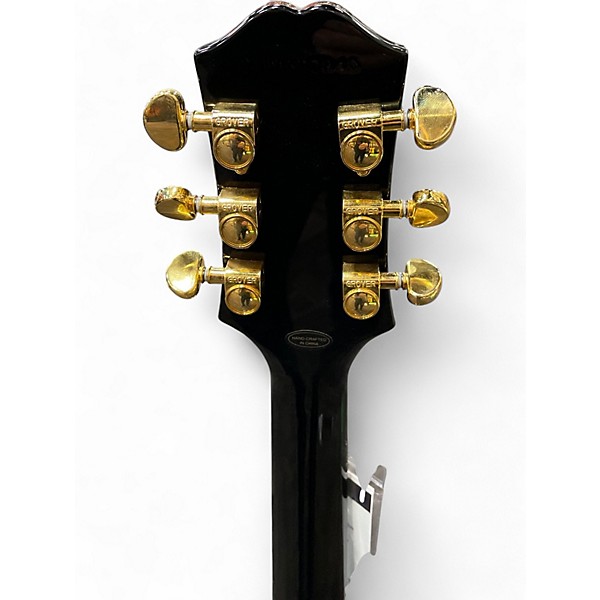 Used Epiphone Les Paul Custom Black Solid Body Electric Guitar