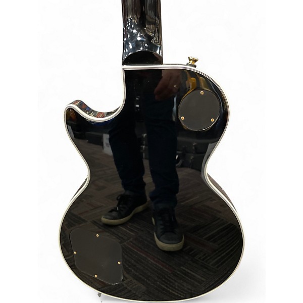 Used Epiphone Les Paul Custom Black Solid Body Electric Guitar