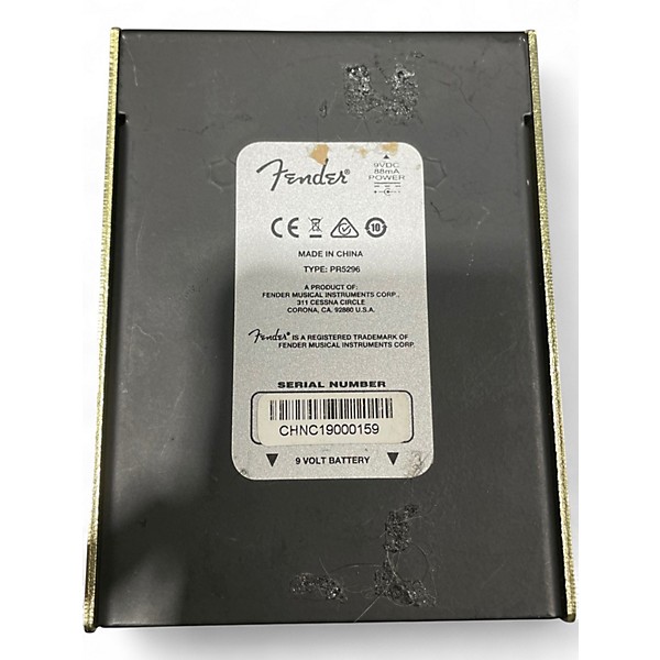 Used Fender Pugilist Distortion Effect Pedal