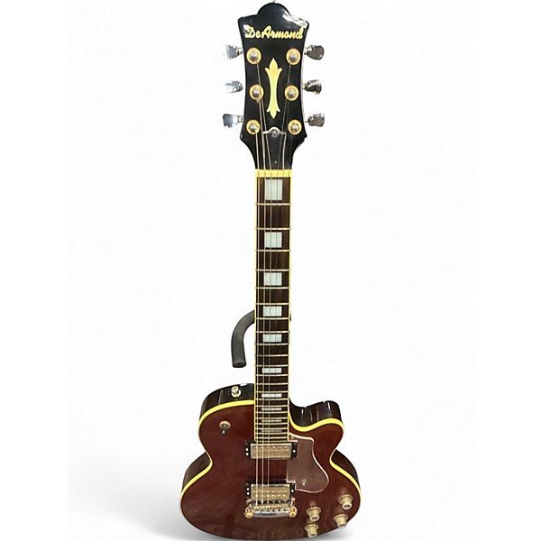 Used DeArmond M77 Red Solid Body Electric Guitar