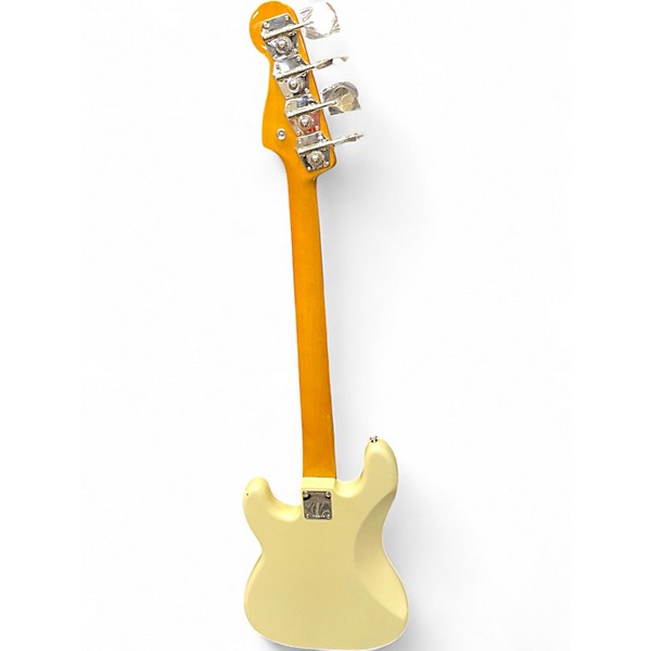Used 2024 Fender AMERICAN VINTAGE II 1960 P BAS Olympic White Electric Bass Guitar