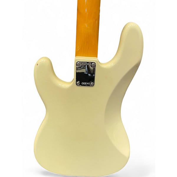 Used 2024 Fender AMERICAN VINTAGE II 1960 P BAS Olympic White Electric Bass Guitar
