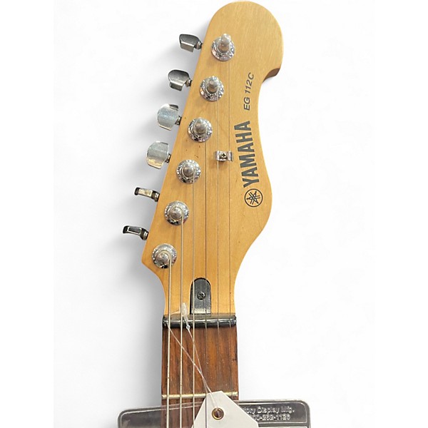 Used Yamaha EG112C Black Solid Body Electric Guitar