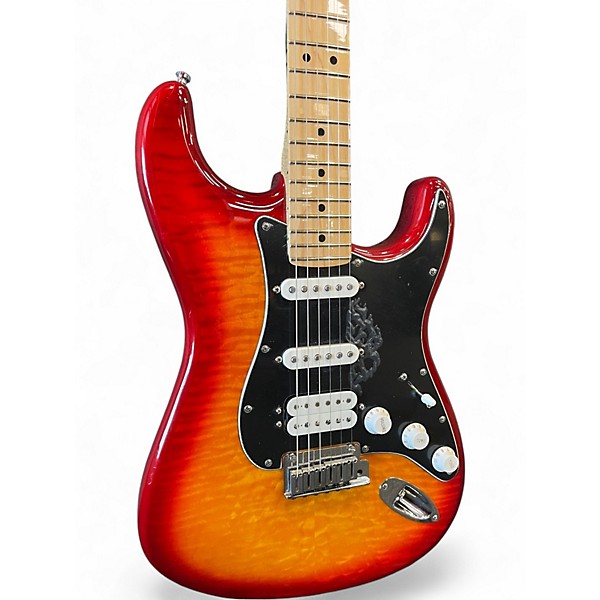 Used Fender Player Stratocaster Aged Cherry Burst Solid Body Electric Guitar