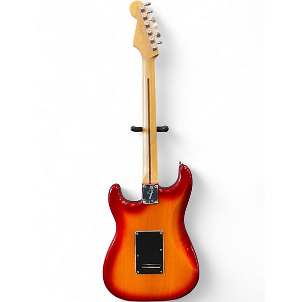 Used Fender Player Stratocaster Aged Cherry Burst Solid Body Electric Guitar