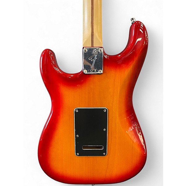 Used Fender Player Stratocaster Aged Cherry Burst Solid Body Electric Guitar