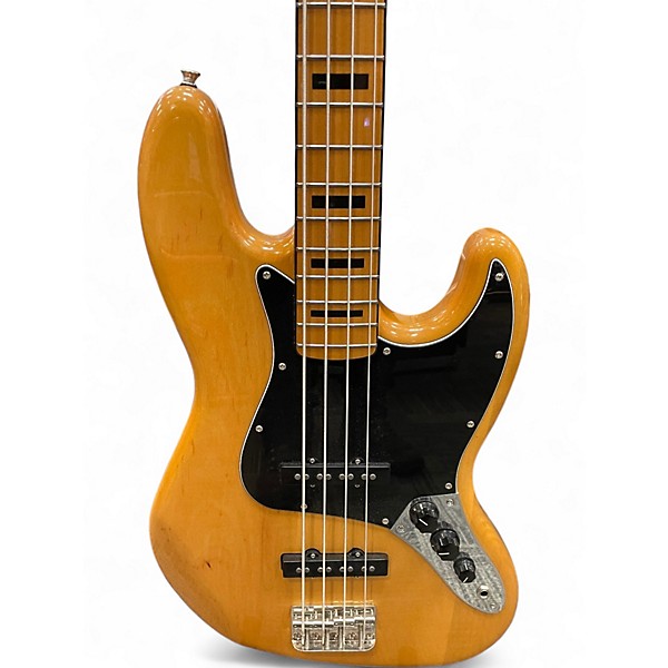 Used Squier Classic Vibe 70s Jazz Bass Antique Natural Electric Bass Guitar