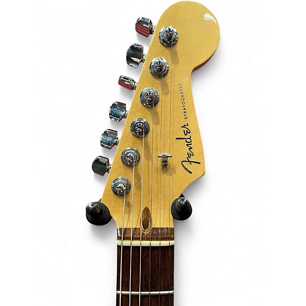 Used 2006 Fender American Deluxe Stratocaster 3 Color Sunburst Solid Body Electric Guitar