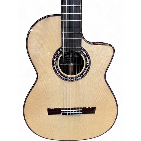 Used Cordoba GK Pro Negra Natural Classical Acoustic Electric Guitar